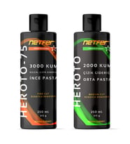 Netfer 2'li İnce Orta Pasta Set - 2x250 mL
