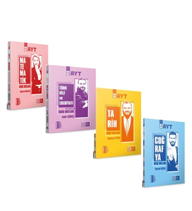 Benim Hocam AYT Matematik Türk Dili Edebiyat Tarih ve Coğrafya Video Destekli Konu Seti 4 Kitap