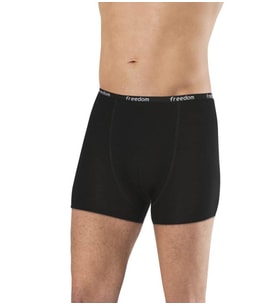 6 Adet Anıt Erkek Bambu Düz Renk Boxer 1275 (Siyah)
