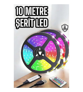 Mey İthalat® Şerit Led Yeni Nesil 10 Metre Her Ortama Uygun