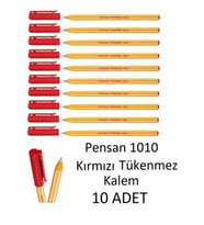 1010 Kırmızı Tükenmez Kalem Ofispen 10 Adet
