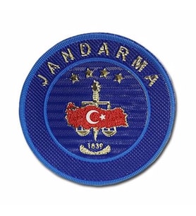 Jandarma Asayiş Arması Cırtlı Patch, Askeri Peç