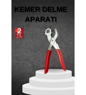 Kemer Delme Pensesi- Kemer Delik Açma Zımbası Paslanmaz Çelik