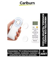Pratik Yapışkanlı Kolay Monte Duvar Sabitleme Mıknatıslı Çok Amaçlı Kumanda Telefon Tutucu 2 ADET