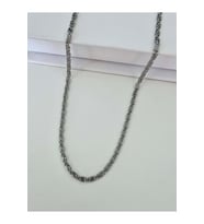 ERKEK ÇELİK SARMAL KOLYE 65CM-2MM ACR9374 (Gümüş)