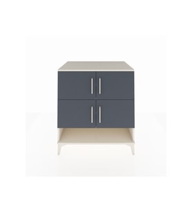 Kronos Şifonyer 4 Raflı 4 Kapaklı 88x59x96 Aytaşı-Antrasit