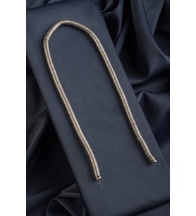 Hematit Doğal Taş Titanyum  Rondela Kesim 6x1mm Dizi