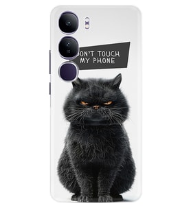 Vivo V40 Lite Kılıf Boutique Baskılı Resimli Don't Touch Cat Pcode -011