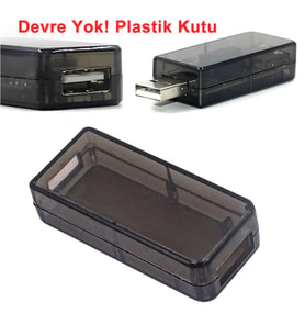 Plastik USB Adum Devre Kutusu Şeffaf Elektronik Proje Ürün Adum3