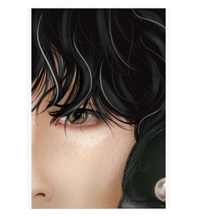 Taehyung Fanart Tablo Ahşap Poster Dekoratif Kod3537