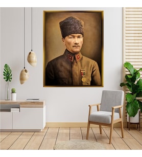 ÇERÇEVELİ ATATÜRK TABLO S27