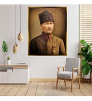 ÇERÇEVELİ ATATÜRK TABLO S27
