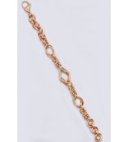 Rose Gold Renk Vıp Çelik Bileklik