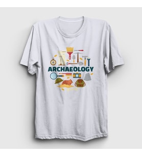 Presmono Unisex Beyaz Archeology Hediye Arkeolog Arkeoloji T-Shirt 541438tt (Beyaz)