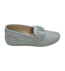 Frida 2044 Kadın Bej (37-41) Deri Tokalı Comfort Ayakkabı