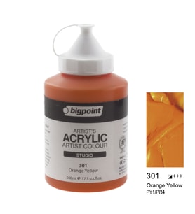 Bigpoint Akrilik Boya 500 ml Orange Yellow 301