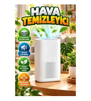 Hava Temizleyici 3 Aşamalı Filtreleme Sistemi Sessiz ve Kompakt Tasarım