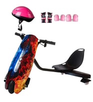 Citymate Drift Car Elektrikli Kaykay Bluetooth Dirift Kar Hoverboard Scooter + Koruma Ekipmanı D10