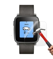 Pebble Time Steel Ön Darbe Emici Ekran Koruyucu Nano Cam (4 Adet)