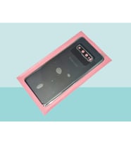 Samsung Galaxy S10 PLUS Uyumlu Arka Kapak Batarya Kapağı - SİYAH - FULL LENSLİ