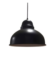 Mylights Retro Metal Sarkıt Avize Siyah İçi Beyaz (455572409)