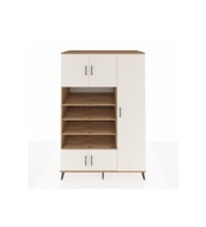 Kronos Dolap 11 Raflı 5 Kapaklı 132x59x195 Çam-Aytaşı/Çam
