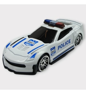 Metal Mini Polis Arabası  8 cm - Polis - 1 - 1 ADET