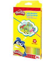 Play Doh Jumbo Woodfree Üçgen Kuru Boya 12li