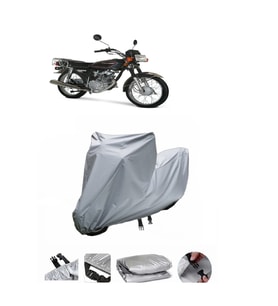 Kanuni Bora 125  Gri Motosiklet Brandası ARKA ÇANTA UYUMLU DEĞİLDİR