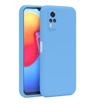 Vivo Y53s Kılıf Nano İçi Kadife Silikon - Mavi