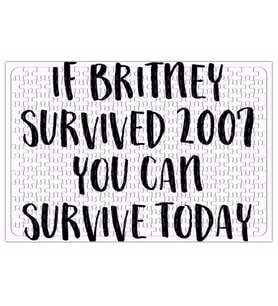 Britney Survived 2007 Puzzle 240 Parça Yapboz