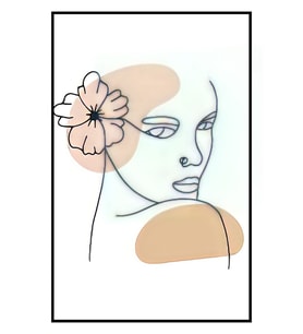 Hbb Sanat Koleksiyonu Soyut Tasarım Ahşap Tablo/poster