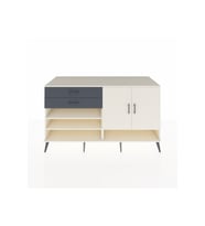 Kronos Konsol 4 Raflı 2 Çekmeceli 2 Kapaklı 176x59x99 Aytaşı-Aytaşı/Antrasit