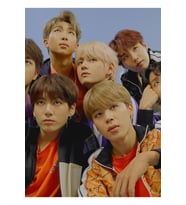 Bts Tıme Dergi Kapağı Fotoğraf Tablo Ahşap Poster Dekoratif Kod1040