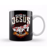 Cute Nothing But Jesus And Jiu Jitsu BJJ Jiu Jitsu Kupa Bardak Porselen