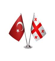 Gürcistan İkili Masa Bayrağı