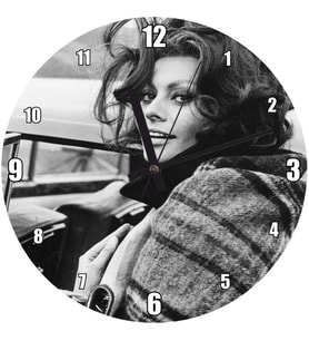 Cakatablo Sophia Loren Telefonda Duvar Saati