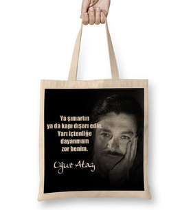 Oğuz Atay Söz 01 Bez Çanta Uzun Saplı