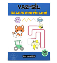 YAZ-SİL Kalem Pratikleri Kitabı (50 Süper Etkinlik)
