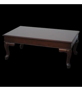 Orta sehpa 13561 Klasik Kayın ASLAN Demont ayak Ceviz Natüre MDF tabla El yapım