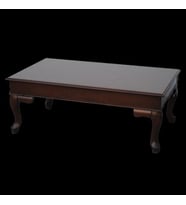 Orta sehpa 13561 Klasik Kayın ASLAN Demont ayak Ceviz Natüre MDF tabla El yapım