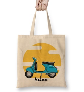 Vespa 02 Bez Çanta Uzun Saplı
