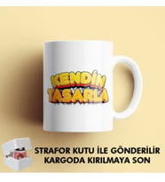 Kendin Tasarla Kişiye Özel Kupa