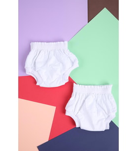 Babyhola Yıkanabilir Yüksek Emici Alıştırma Külodu 2'li 10-15 kg Beyaz 1400