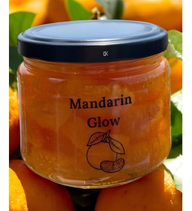 Mandalinalı Jel Mum (Turuncu)