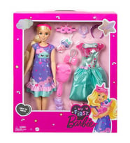 Barbie İlk Bebeğim Delüks Bebek Oyun Seti HMM66