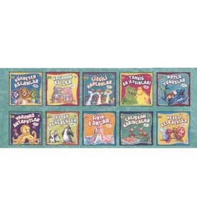 Sevimli Hayvanlar (10 Kitap Set - 1)