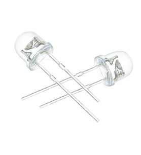 Led 4.8mm Mantar Turuncu Şeffaf (10 Adet)