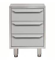 Electrolux Professional 3 Çekmeceli Alt Dolap - 600 Mm - Modular Line TE3C6