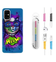 Casper E30 F20 X20 Kılıf Kablo Koruma Spiral Silikon Super Meow 1715